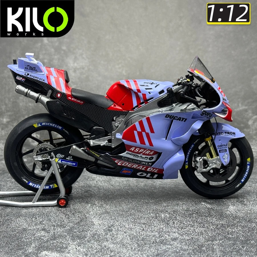 PRAMAC MotoGP バイク 1/12 スケール Back in 2023, Pramac Racing became the first ever